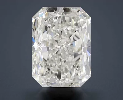 5.06ct H VS2 Rare Carat Ideal Cut Radiant Diamond