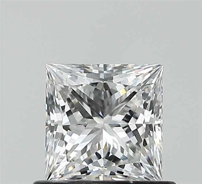 0.71ct E VVS2 Rare Carat Ideal Cut Princess Lab Grown Diamond