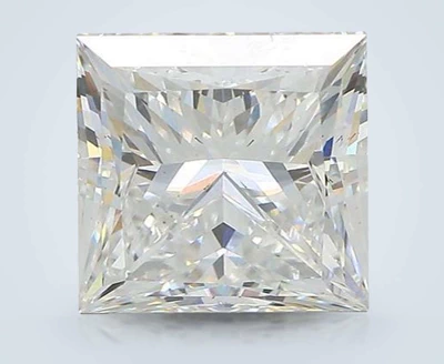 3.78ct E VS2 Rare Carat Ideal Cut Princess Lab Grown Diamond