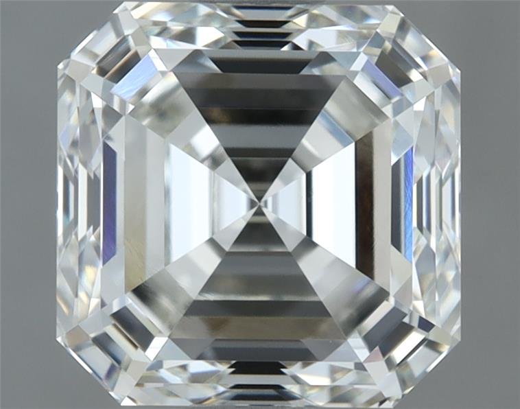 2.04ct H VVS2 Very Good Cut Asscher Diamond