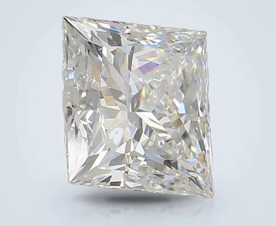 4.02ct E VVS2 Rare Carat Ideal Cut Princess Lab Grown Diamond