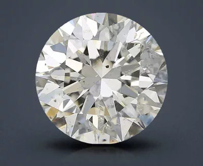 3.72ct J SI2 Rare Carat Ideal Cut Round Diamond
