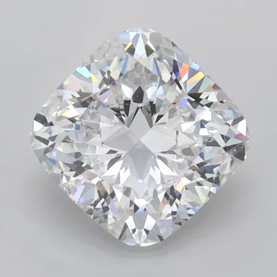 1.96ct D VVS1 Rare Carat Ideal Cut Cushion Lab Grown Diamond