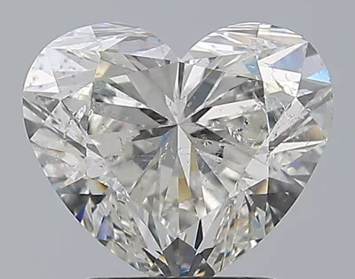 2.51ct I SI2 Rare Carat Ideal Cut Heart Diamond