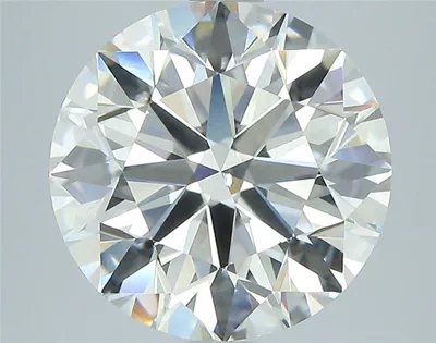 3.30ct K SI1 Rare Carat Ideal Cut Round Diamond