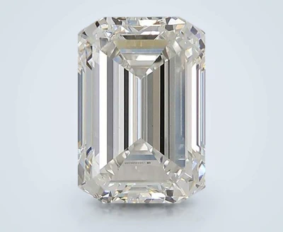 4.08ct E VS1 Rare Carat Ideal Cut Emerald Lab Grown Diamond