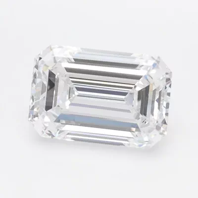 1.59ct D VVS1 Rare Carat Ideal Cut Emerald Lab Grown Diamond