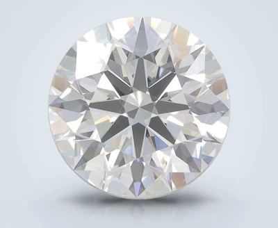 3.07ct E VVS2 Rare Carat Ideal Cut Round Lab Grown Diamond
