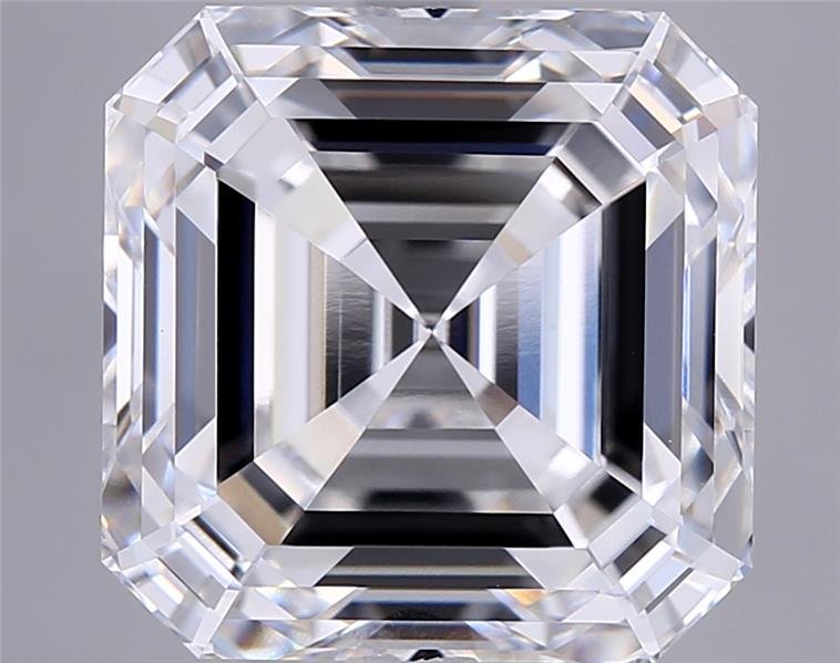 7.10ct E VVS2 Rare Carat Ideal Cut Asscher Lab Grown Diamond