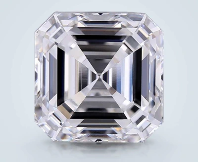 7.10ct E VVS2 Rare Carat Ideal Cut Asscher Lab Grown Diamond