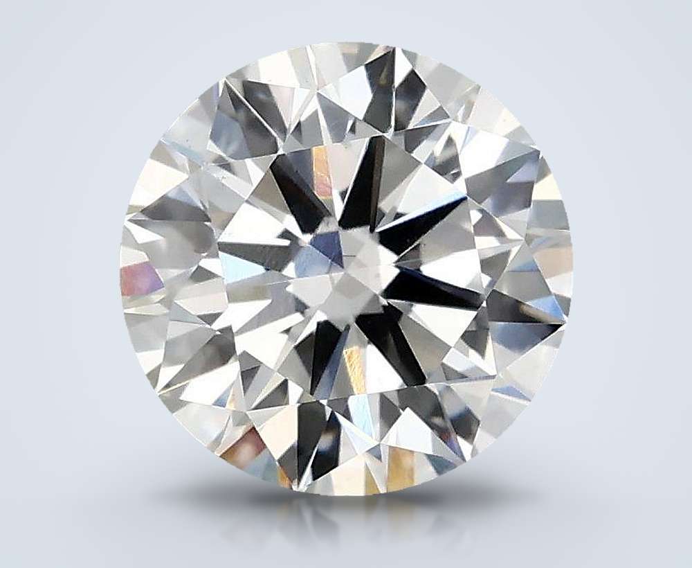 1.57ct F VS2 Rare Carat Ideal Cut Round Lab Grown Diamond