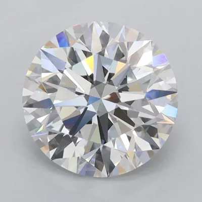 2.45ct D FL Rare Carat Ideal Cut Round Lab Grown Diamond
