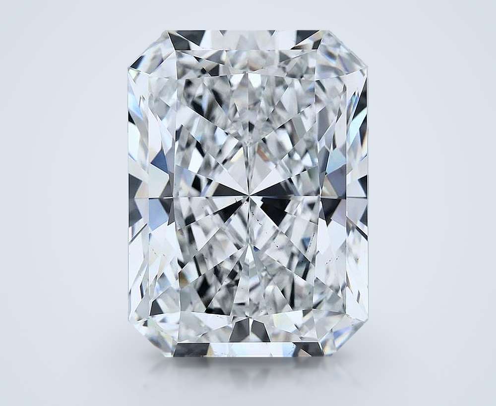 25.36ct F VS2 Rare Carat Ideal Cut Radiant Lab Grown Diamond
