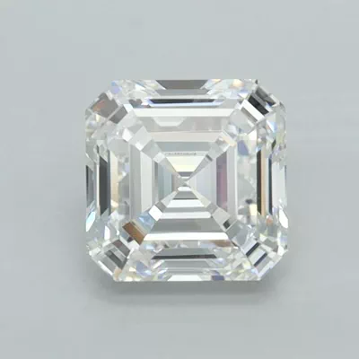 1.32ct D VVS2 Very Good Cut Asscher Lab Grown Diamond