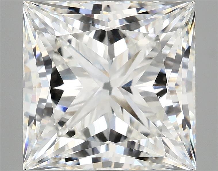 7.71ct F VS1 Rare Carat Ideal Cut Princess Lab Grown Diamond