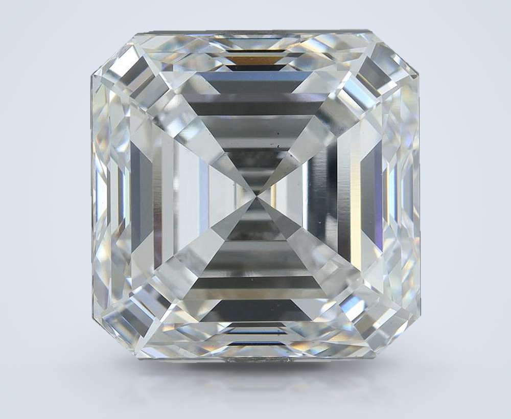 7.06ct F VS1 Rare Carat Ideal Cut Asscher Lab Grown Diamond