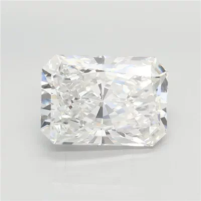 6.05ct E VVS2 Rare Carat Ideal Cut Radiant Lab Grown Diamond