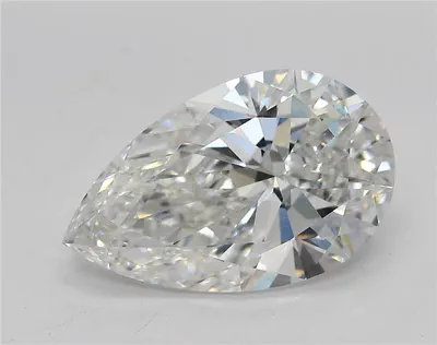 3.02ct E VS1 Rare Carat Ideal Cut Pear Lab Grown Diamond