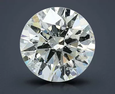 2.57ct K SI2 Rare Carat Ideal Cut Round Diamond