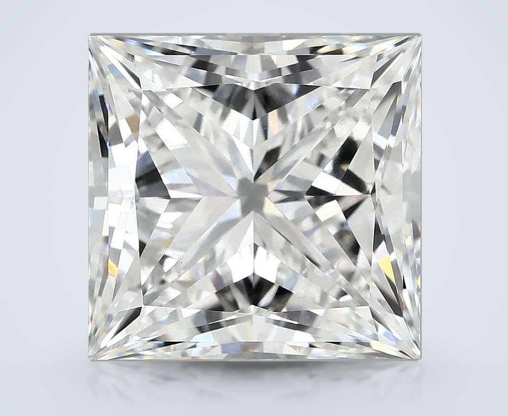 8.26ct E VVS2 Rare Carat Ideal Cut Princess Lab Grown Diamond
