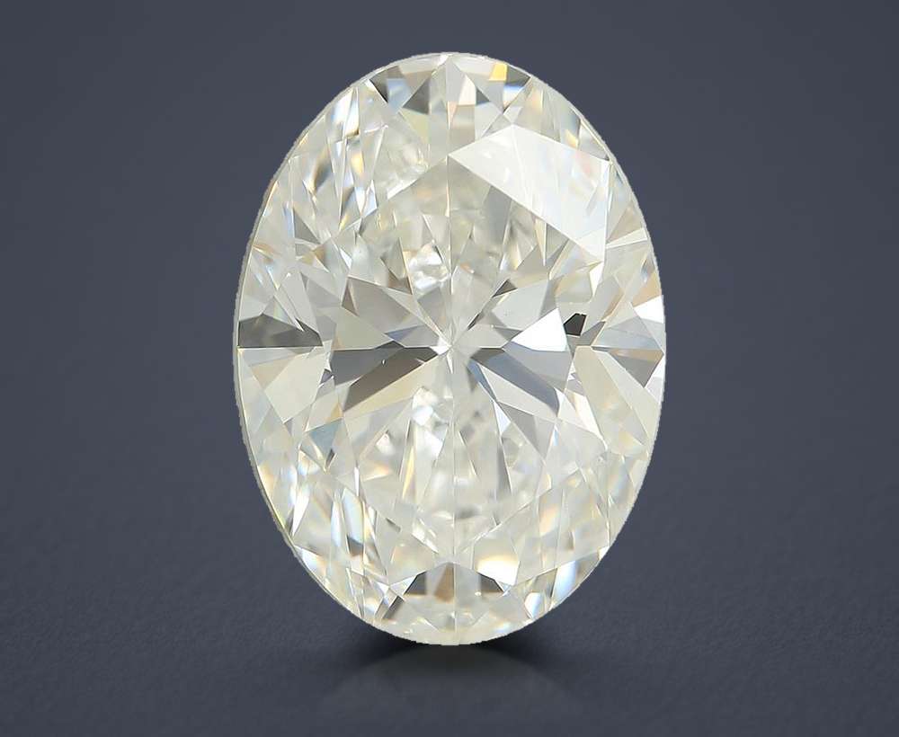 4.03ct E VVS2 Rare Carat Ideal Cut Oval Lab Grown Diamond