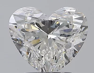 2.10ct H SI2 Rare Carat Ideal Cut Heart Diamond