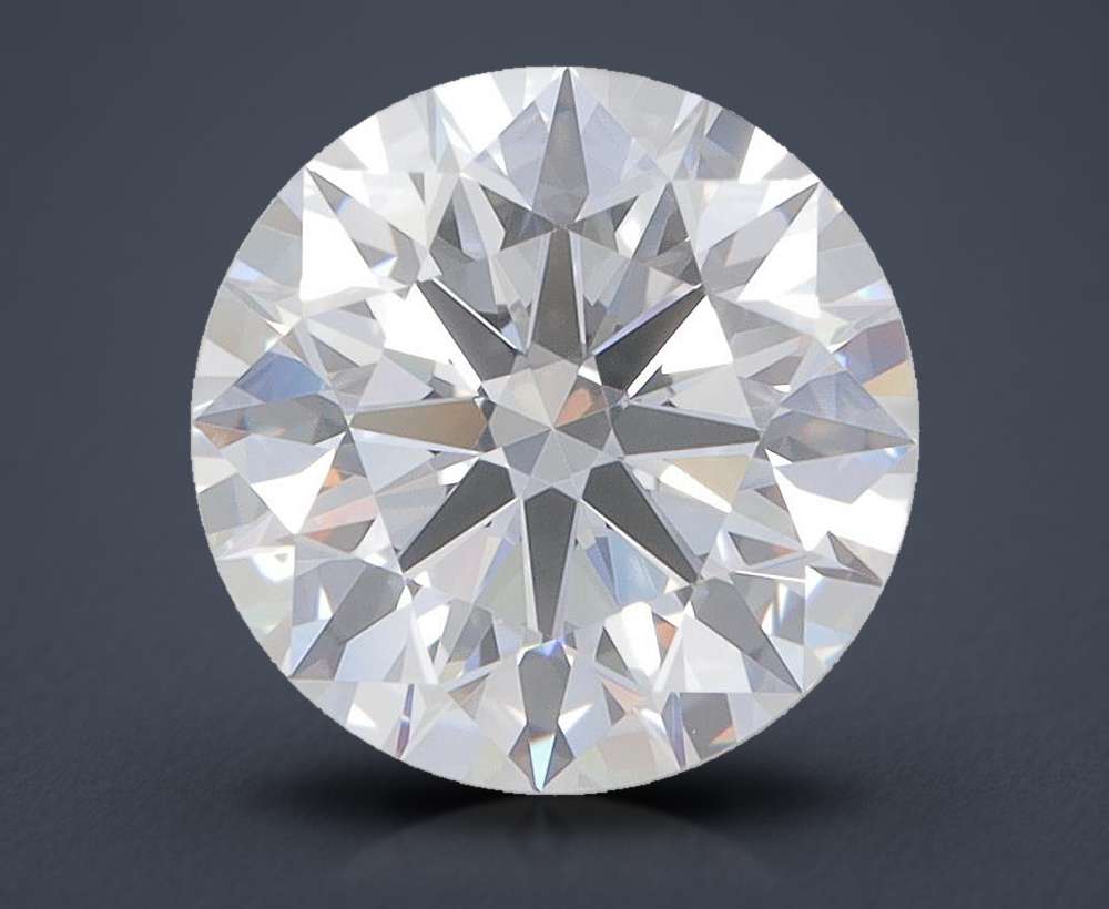 2.65ct D VVS1 Rare Carat Ideal Cut Round Lab Grown Diamond
