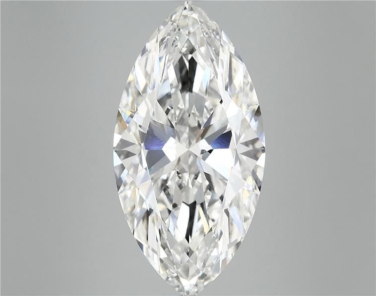8.18ct F VVS2 Rare Carat Ideal Cut Marquise Lab Grown Diamond