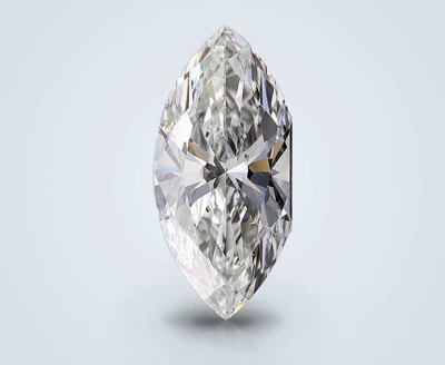 3.12ct F SI2 Rare Carat Ideal Cut Marquise Diamond