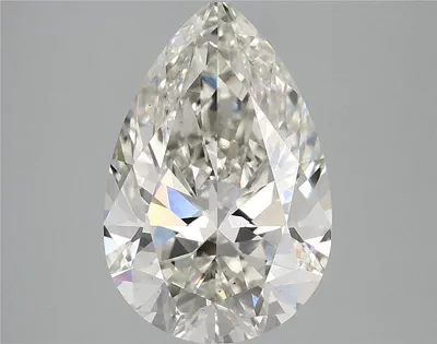 3.01ct H VS2 Rare Carat Ideal Cut Pear Lab Grown Diamond