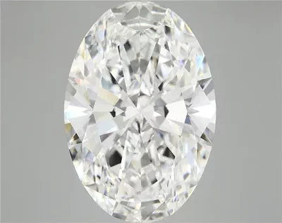 10.31ct F VVS2 Rare Carat Ideal Cut Oval Lab Grown Diamond