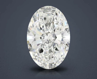 10.31ct F VVS2 Rare Carat Ideal Cut Oval Lab Grown Diamond