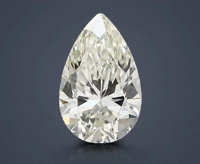 3.02ct J VVS2 Rare Carat Ideal Cut Pear Diamond