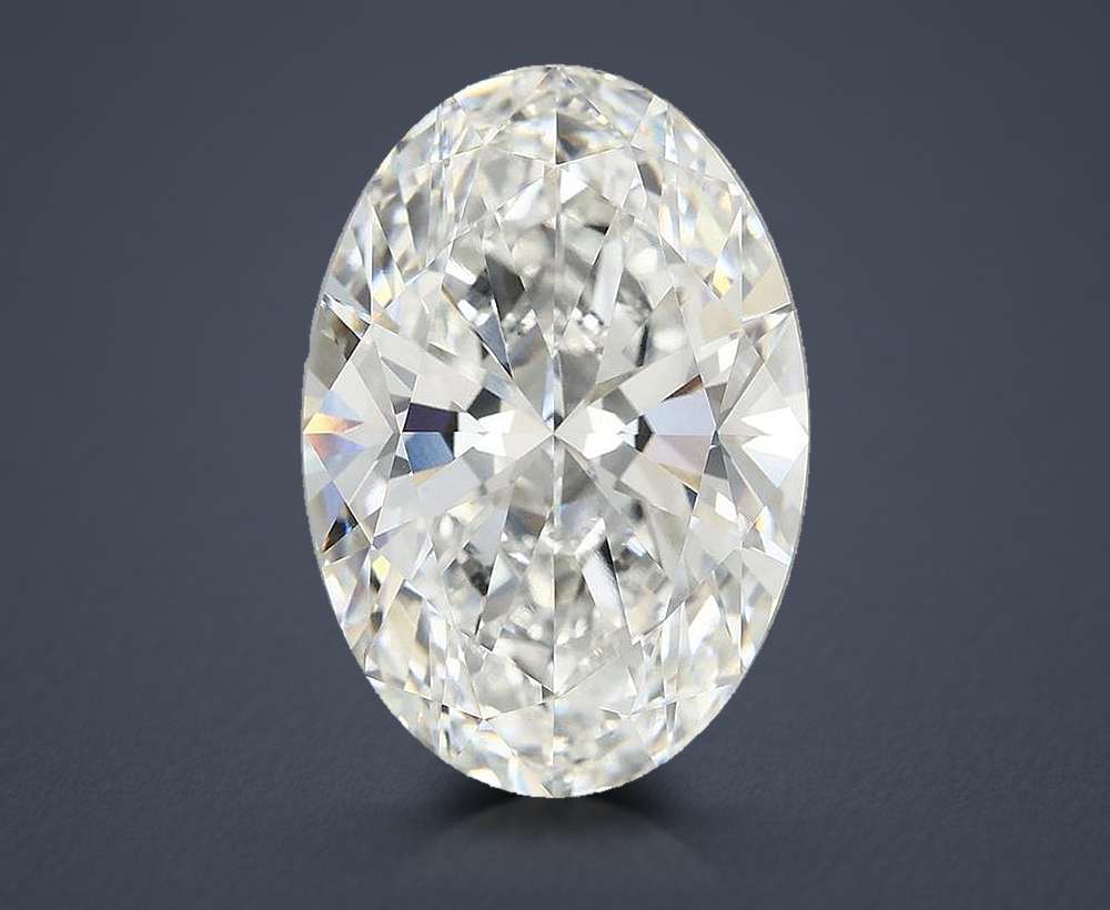 10.69ct F VVS2 Rare Carat Ideal Cut Oval Lab Grown Diamond