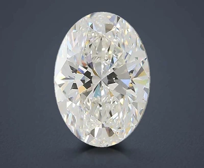 2.54ct E VVS2 Rare Carat Ideal Cut Oval Lab Grown Diamond