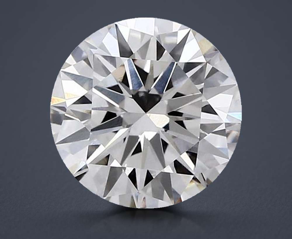 2.04ct K VS1 Excellent Cut Round Lab Grown Diamond
