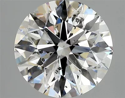 3.01ct E SI2 Rare Carat Ideal Cut Round Diamond