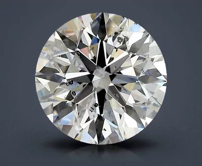 3.01ct E SI2 Rare Carat Ideal Cut Round Diamond