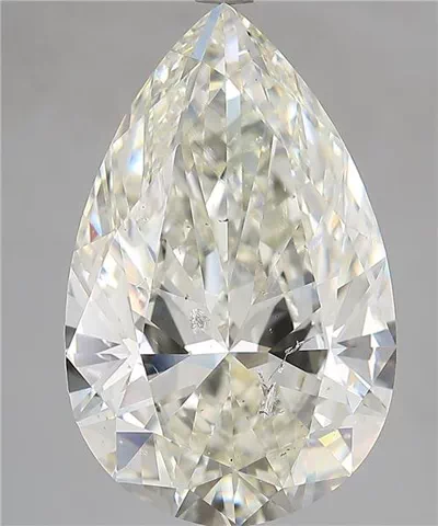 8.04ct I SI2 Rare Carat Ideal Cut Pear Diamond