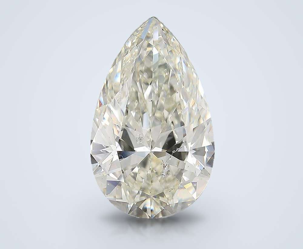 8.04ct I SI2 Rare Carat Ideal Cut Pear Diamond