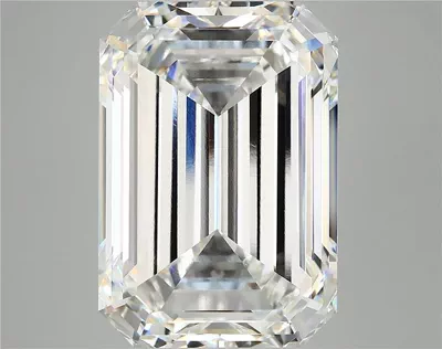 13.47ct F VVS2 Rare Carat Ideal Cut Emerald Lab Grown Diamond