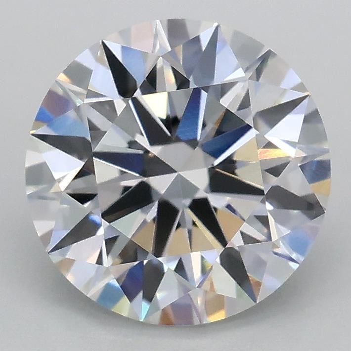 2.04ct D VVS2 Rare Carat Ideal Cut Round Lab Grown Diamond