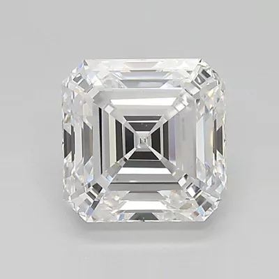 2.05ct E VS1 Rare Carat Ideal Cut Asscher Lab Grown Diamond