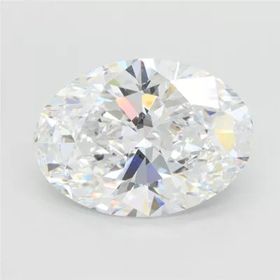 4.03ct D VVS2 Rare Carat Ideal Cut Oval Lab Grown Diamond