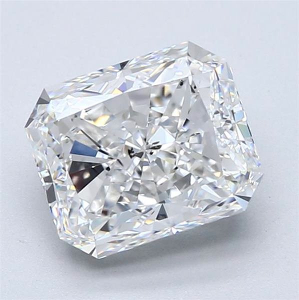 3.02ct E SI1 Very Good Cut Radiant Diamond