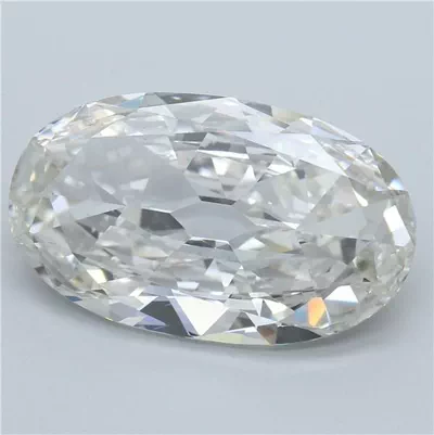 7.05ct H VS1 Good Cut Oval Lab Grown Diamond