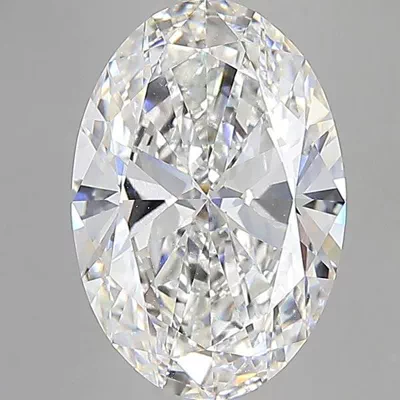 15.05ct F VS1 Rare Carat Ideal Cut Oval Lab Grown Diamond