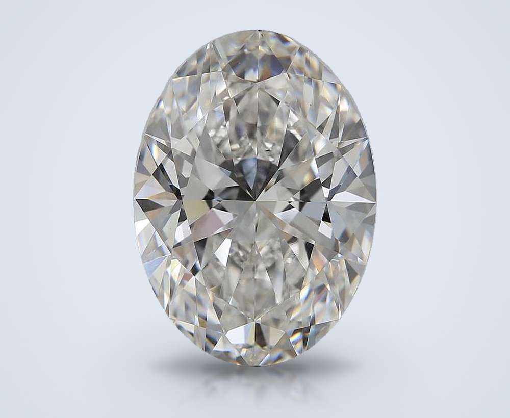 10.09ct F VVS2 Rare Carat Ideal Cut Oval Lab Grown Diamond