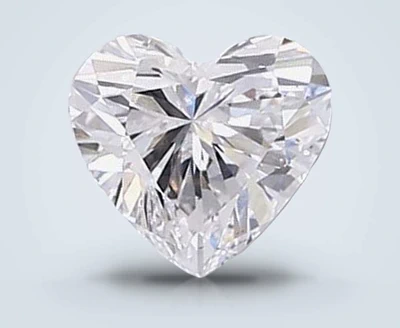 1.00ct D VS1 Rare Carat Ideal Cut Heart Lab Grown Diamond