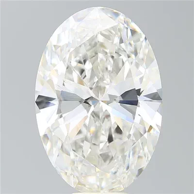 10.18ct G VVS2 Rare Carat Ideal Cut Oval Lab Grown Diamond